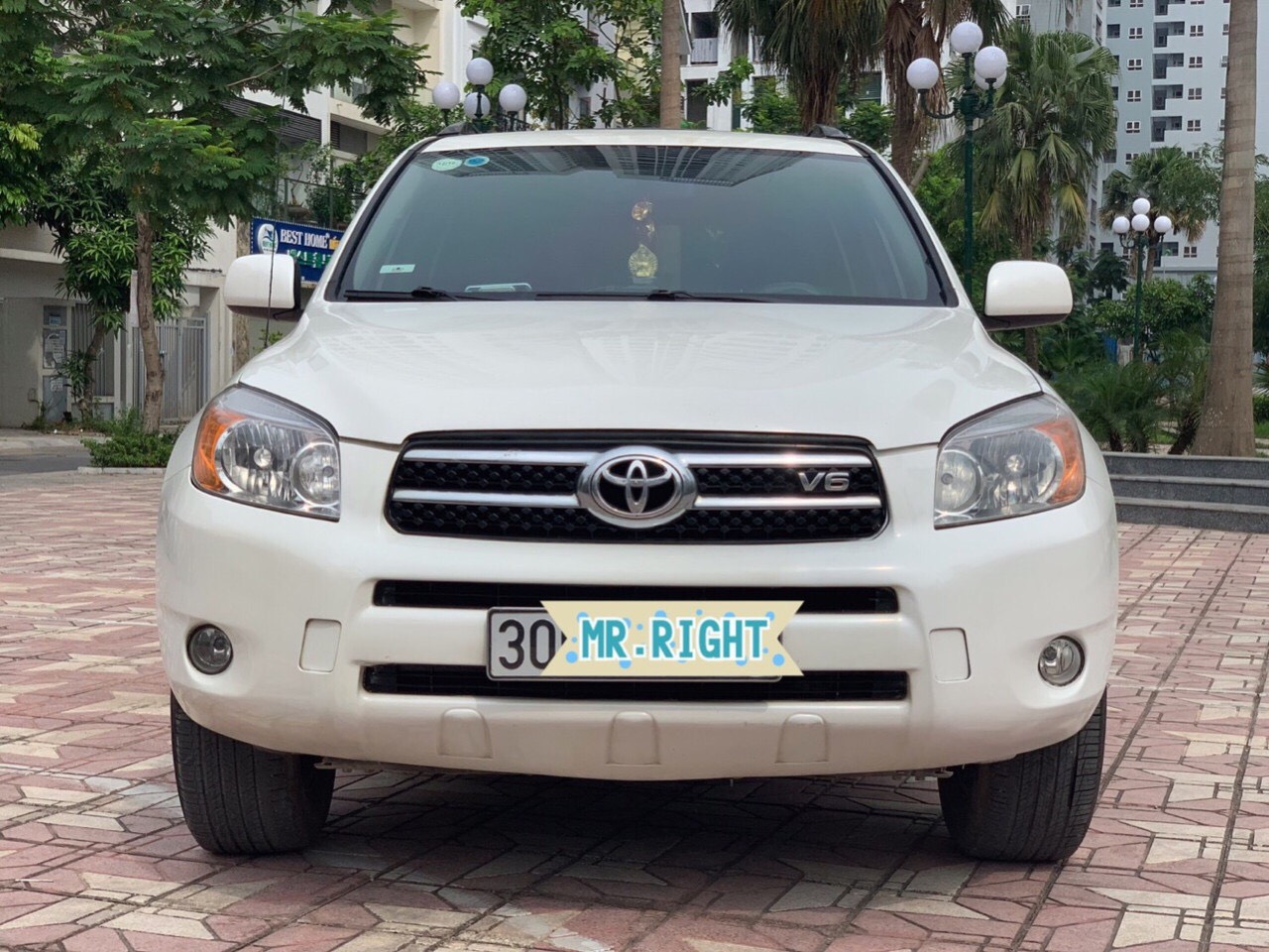 Toyota RAV4 3.5AT 2008 - Cần bán xe Toyota RAV4 3.5AT đời 2008, màu trắng, nhập khẩu nguyên chiếc, giá chỉ 438 triệu