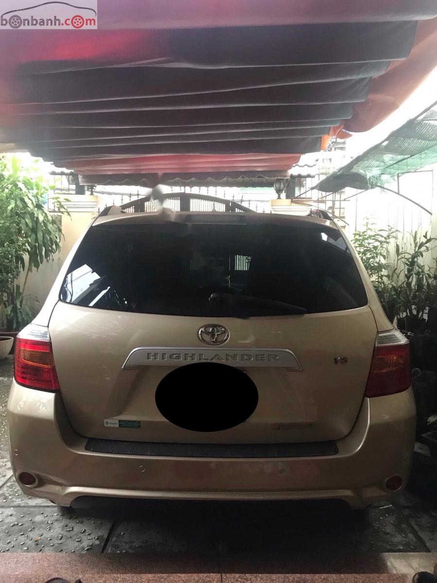 Toyota Highlander 2008 - Cần bán xe Toyota Highlander đời 2008, nhập khẩu nguyên chiếc