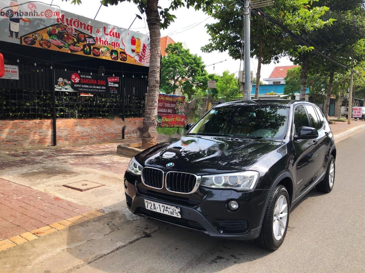 BMW X3 2016 - Bán BMW X3 sản xuất 2016, màu đen, nhập khẩu chính chủ