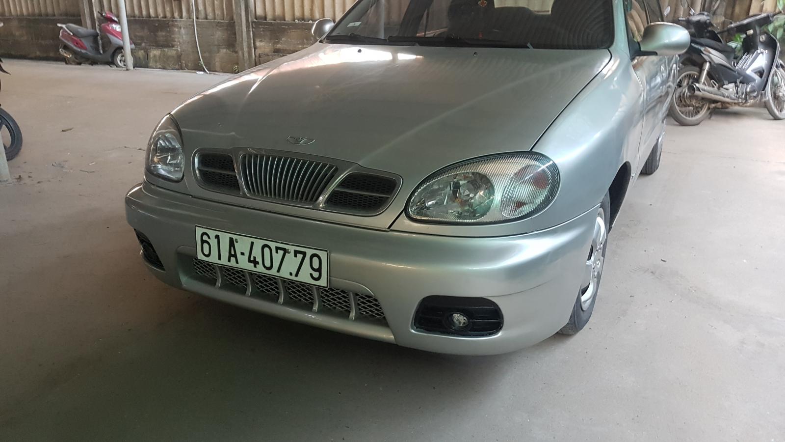 Daewoo Lanos 2003 - Bán xe Daewoo Lanos sản xuất 2003, màu xám (ghi), nhập khẩu