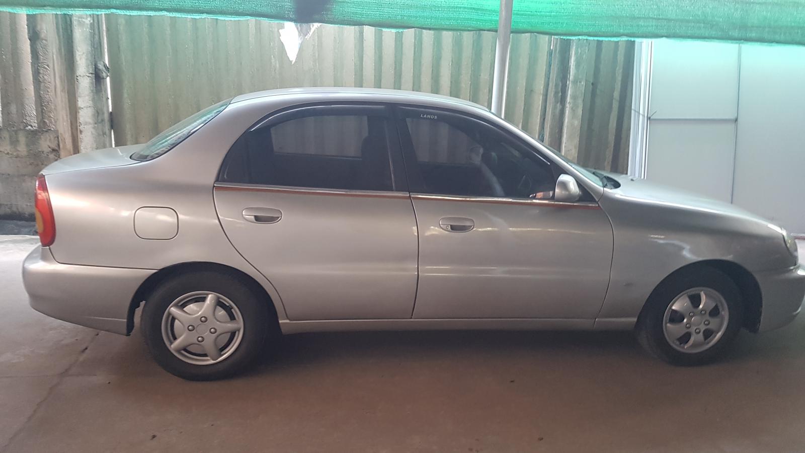 Daewoo Lanos 2003 - Bán xe Daewoo Lanos sản xuất 2003, màu xám (ghi), nhập khẩu