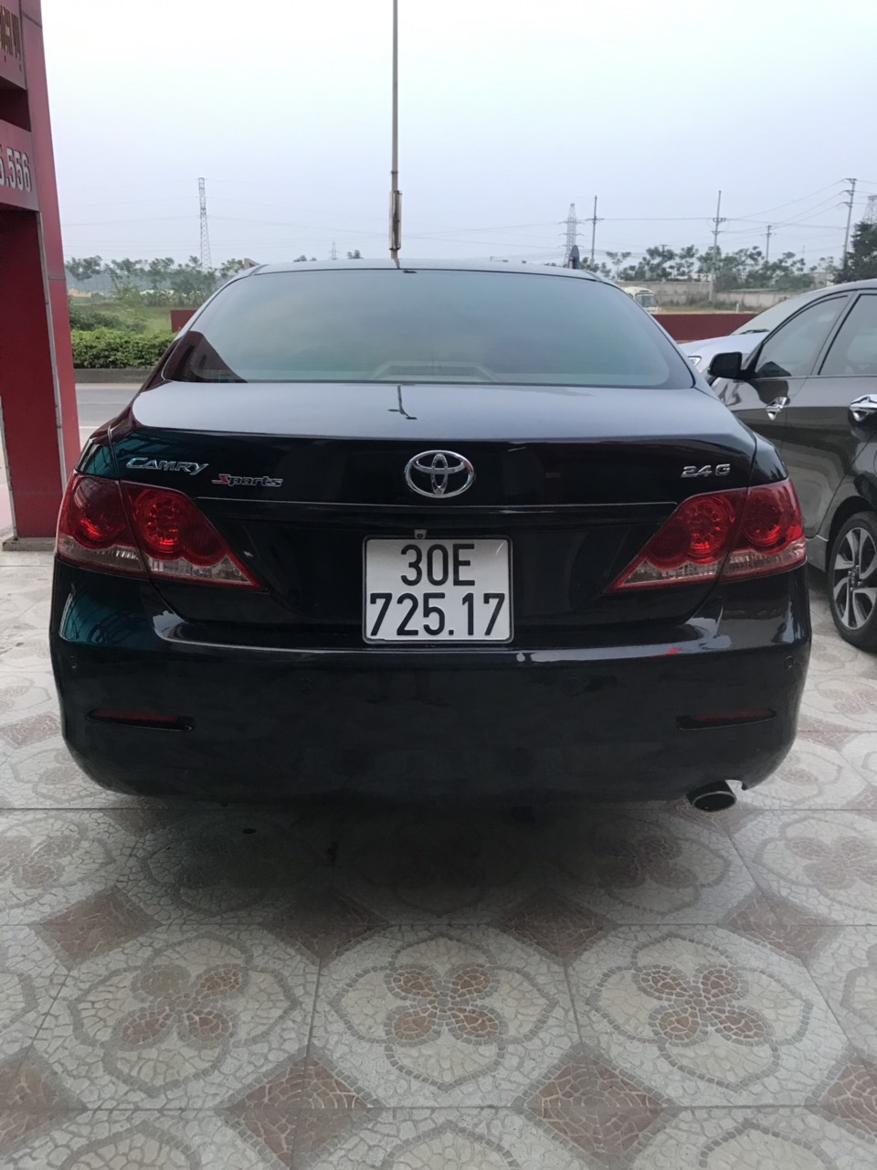 Toyota Camry 2.4G 2007 - Bán Toyota Camry 2.4G 2007, màu đen, nhập khẩu nguyên chiếc, 435 triệu