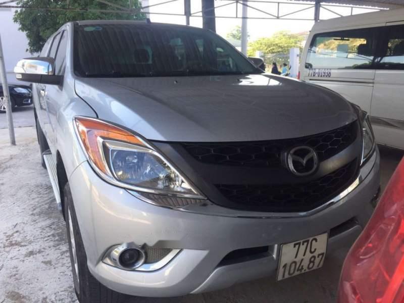 Mazda BT 50   2015 - Bán Mazda BT 50 đời 2015, màu bạc, nhập khẩu, xe bao đẹp, ngon