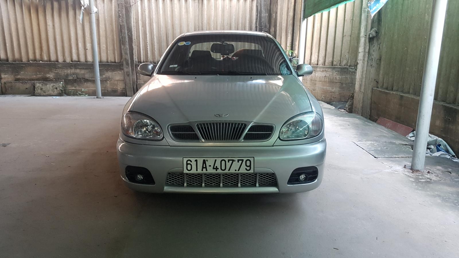 Daewoo Lanos 2003 - Bán xe Daewoo Lanos sản xuất 2003, màu xám (ghi), nhập khẩu