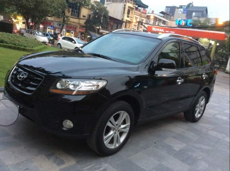 Hyundai Santa Fe  slx  2009 - Bán Hyundai Santa Fe 2009, màu đen, xe nhập, 620tr