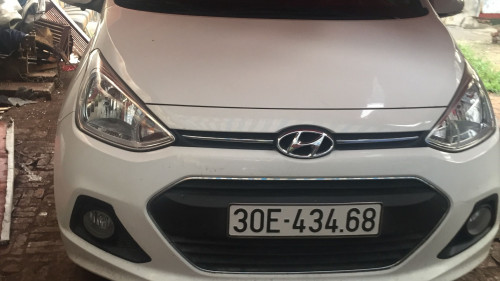 Hyundai Grand i10   1.2 MT  2017 - Bán Hyundai Grand i10 1.2 MT 2017, màu trắng