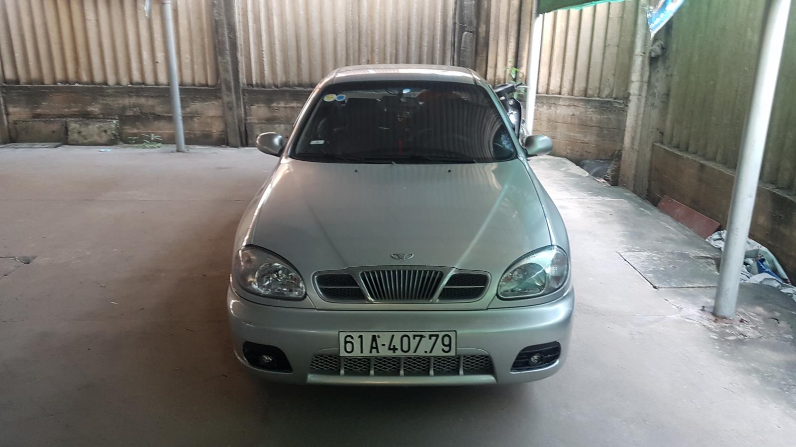 Daewoo Lanos 2003 - Bán xe Daewoo Lanos sản xuất 2003, màu xám (ghi), nhập khẩu