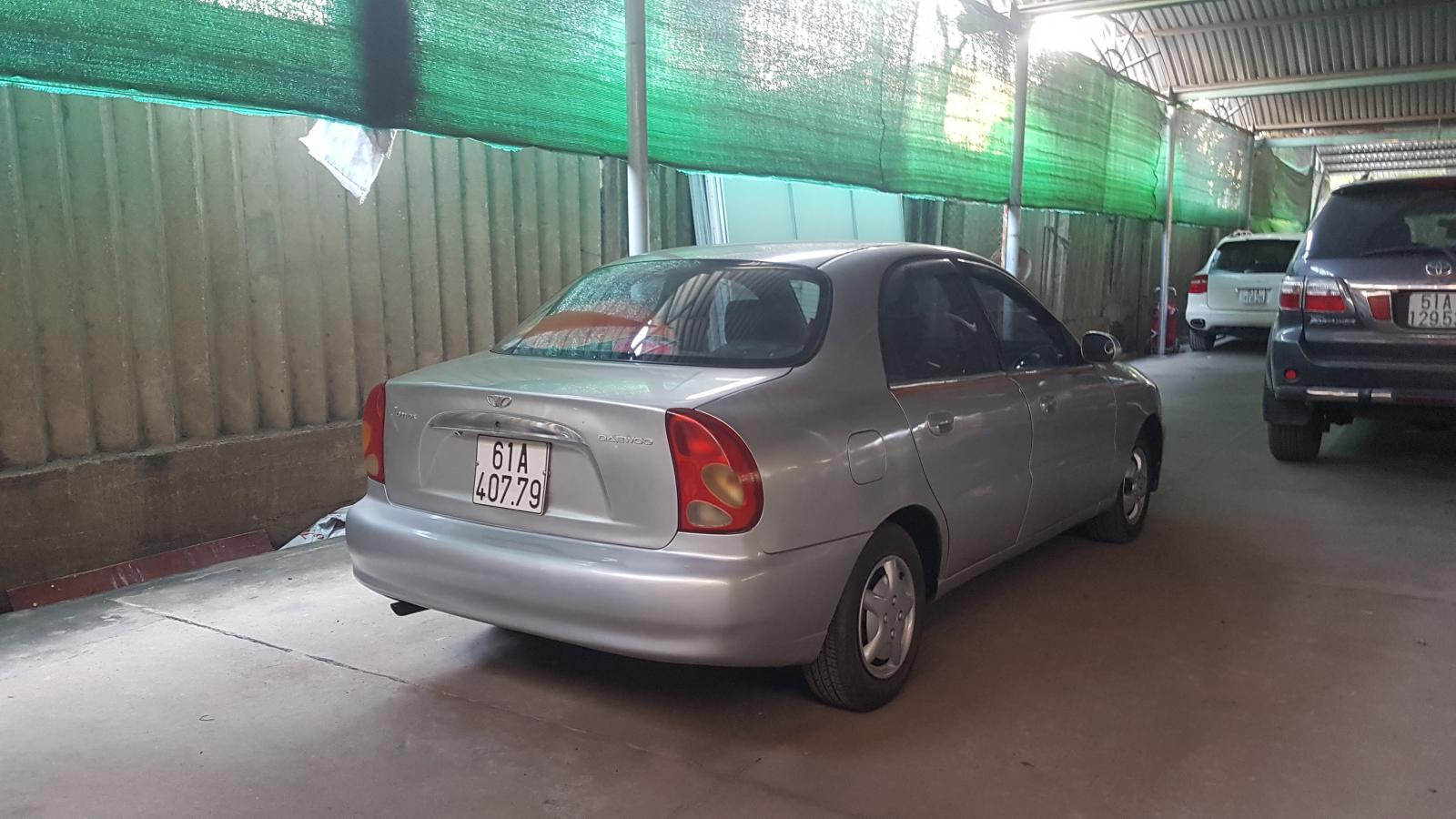 Daewoo Lanos 2003 - Bán xe Daewoo Lanos sản xuất 2003, màu xám (ghi), nhập khẩu