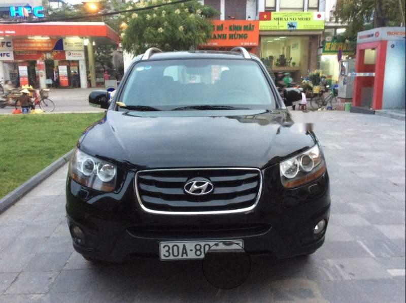 Hyundai Santa Fe  slx  2009 - Bán Hyundai Santa Fe 2009, màu đen, xe nhập, 620tr