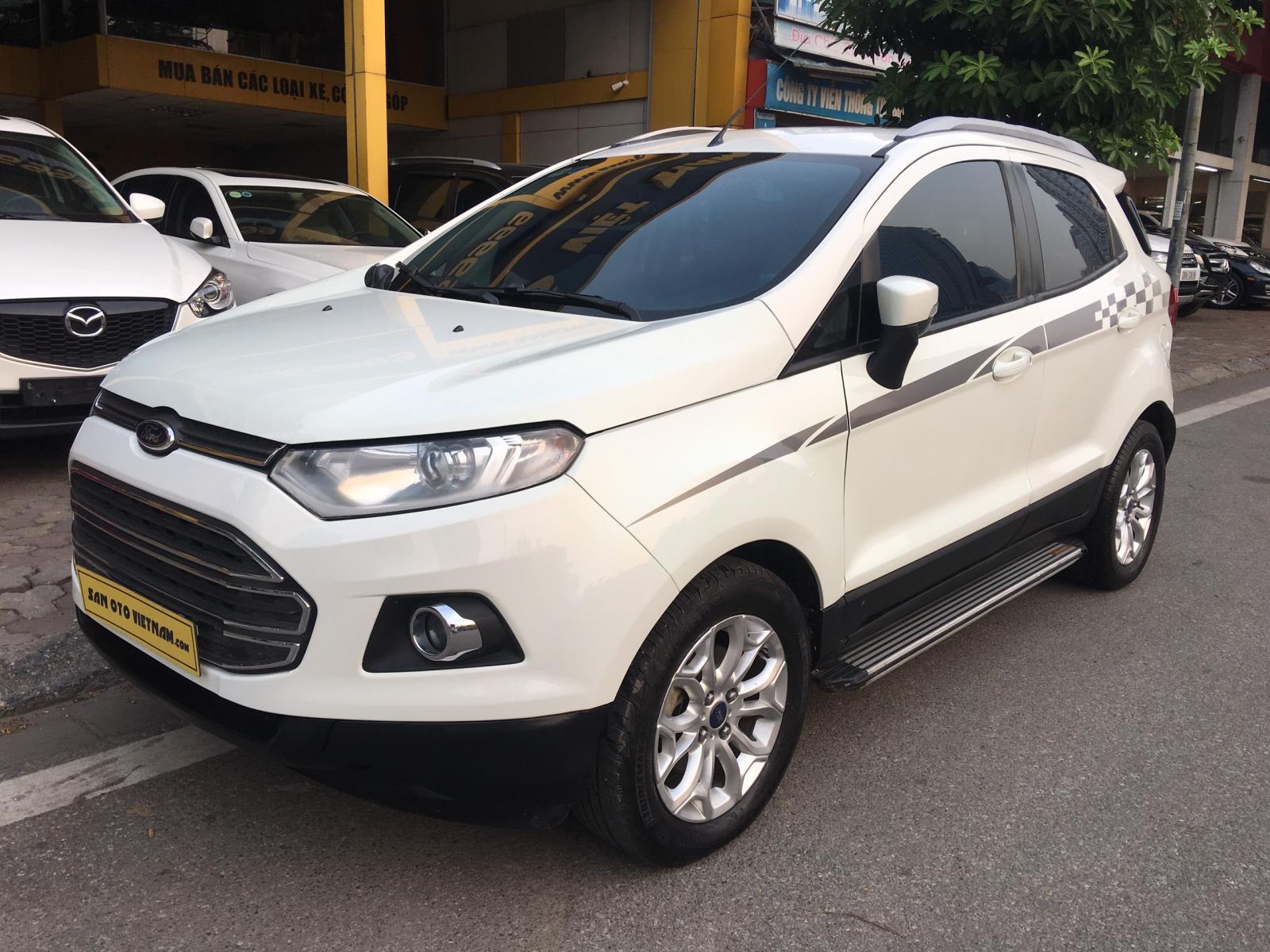 Ford EcoSport Titanium 2015 - Bán ô tô Ford EcoSport 2015 AT bản Titanium, biển thành phố, màu trắng