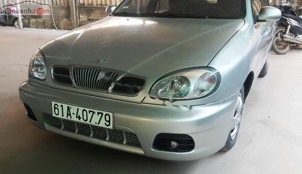 Daewoo Lanos 1.5 MT 2003 - Bán Daewoo Lanos 1.5 MT đời 2003, màu xám, nhập khẩu  