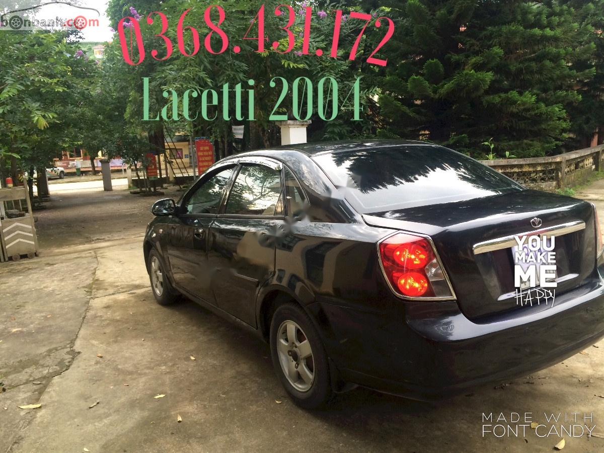 Daewoo Lacetti SE 2004 - Bán Daewoo Lacetti SE năm 2004, màu đen, xe gia đình 