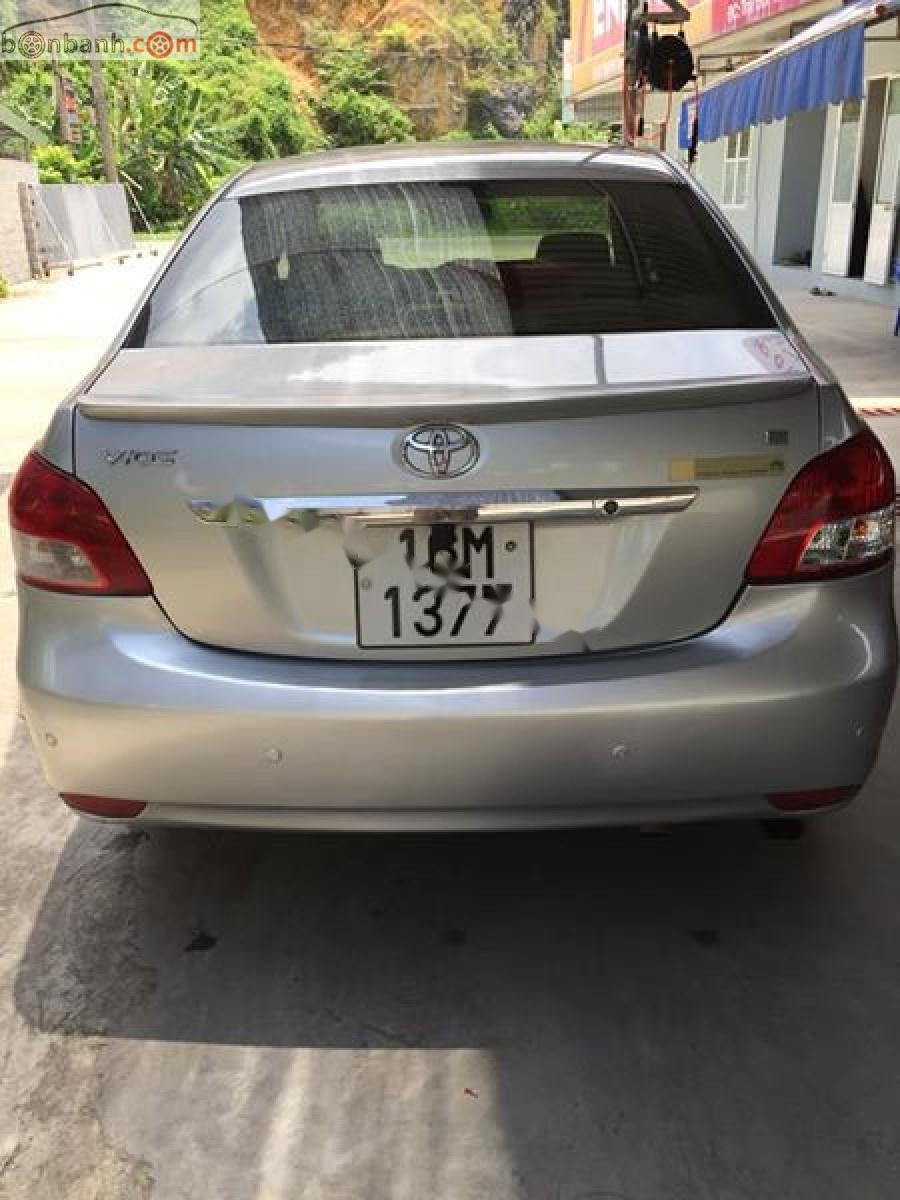 Toyota Vios 1.5MT 2008 - Bán Toyota Vios 1.5MT sản xuất năm 2008, màu bạc, số sàn