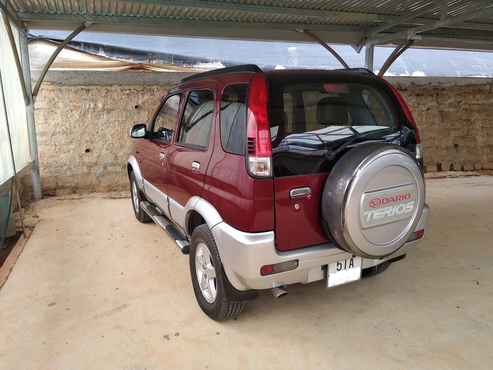 Daihatsu Terios 2007 - Chính chủ cần bán Daihatsu Terios năm 2007, màu đỏ. Bản số TP