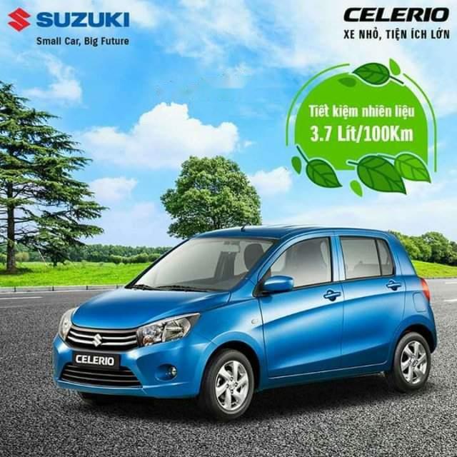 Suzuki Celerio   1.0 AT   2019 - Bán xe Suzuki Celerio 1.0 AT sản xuất 2019, màu xanh lam, nhập khẩu nguyên chiếc