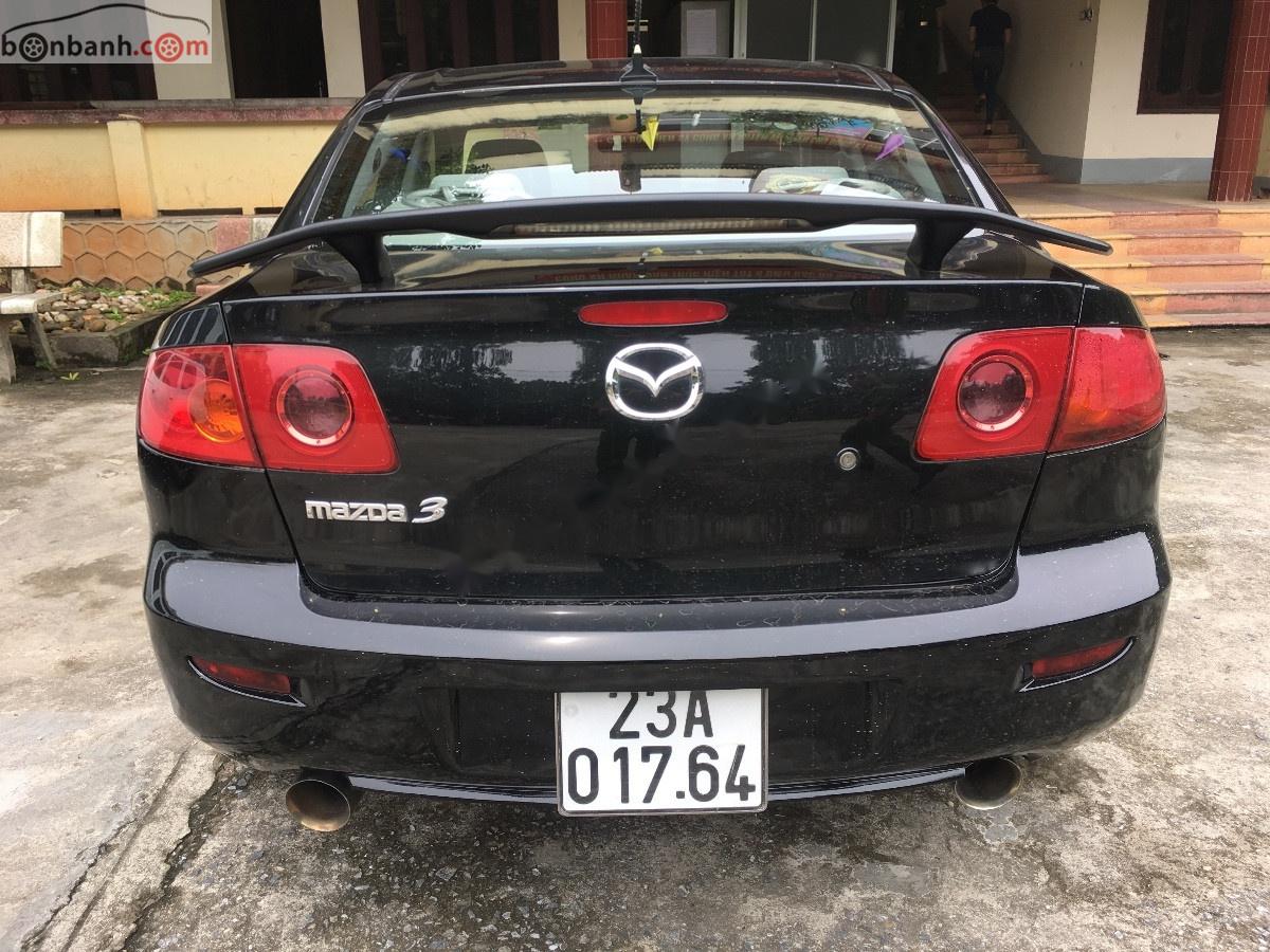 Mazda 3 2004 - Bán ô tô Mazda 3 sản xuất năm 2004, màu đen xe gia đình, giá tốt