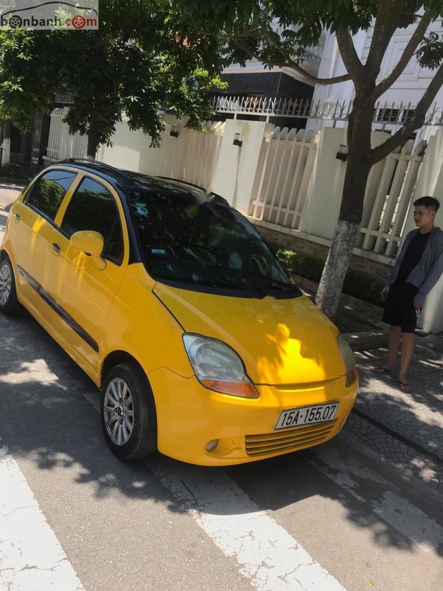 Chevrolet Spark 2008 - Cần bán Chevrolet Spark đời 2008, màu vàng, nhập khẩu nguyên chiếc chính chủ, giá 95tr