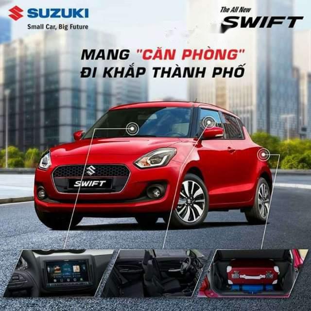 Suzuki Swift   1.2 AT   2019 - Bán Suzuki Swift 1.2 AT sản xuất 2019, màu đỏ, nhập khẩu nguyên chiếc, mới 100%