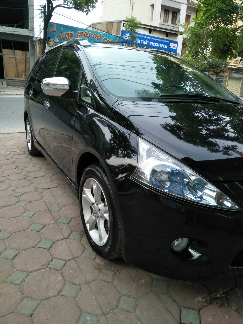 Mitsubishi Grandis 2.4AT 2008 - Bán ô tô Mitsubishi Grandis 2.4AT đời 2008, màu đen số tự động, chính chủ tên tôi mua từ mới