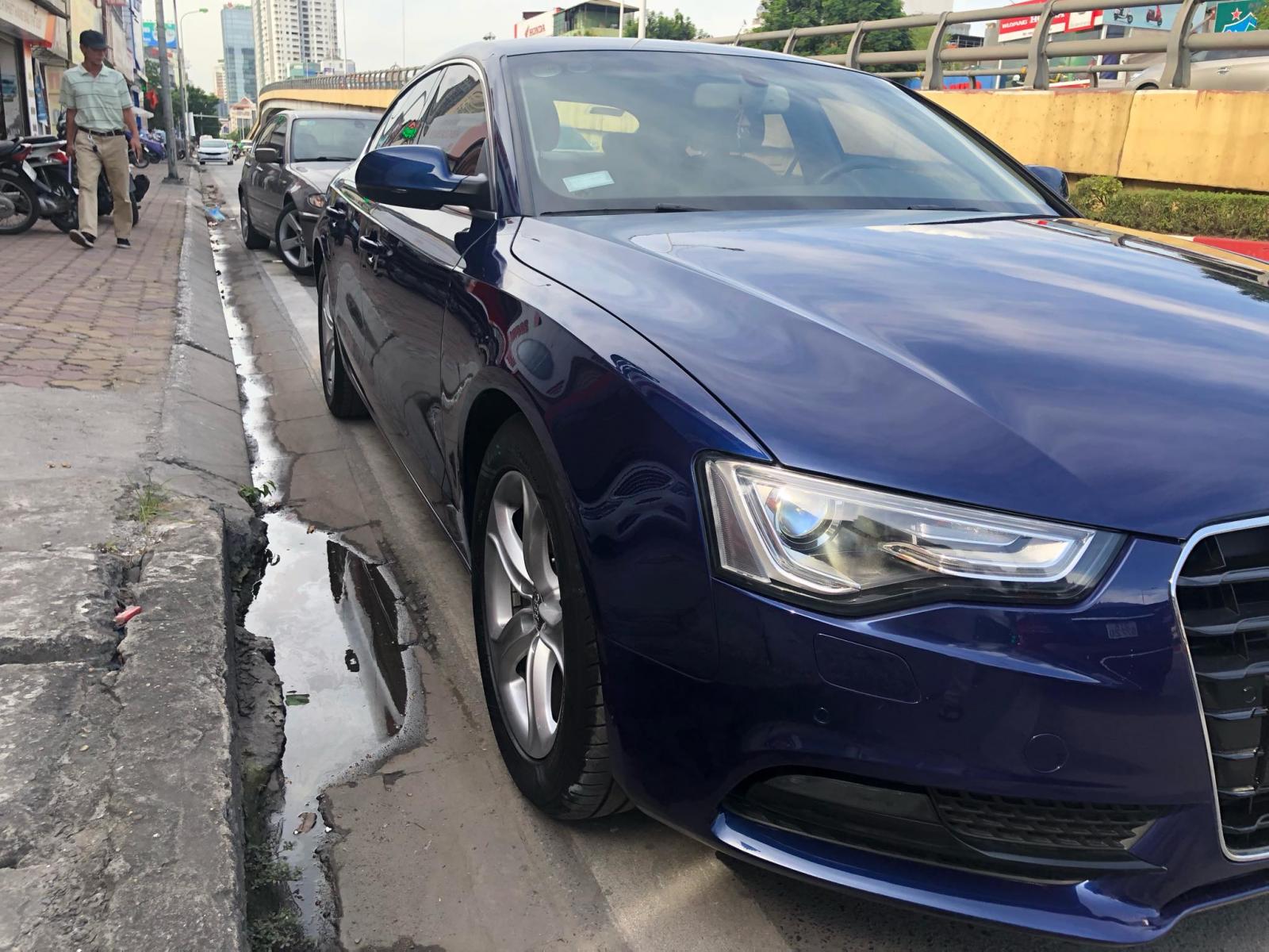 Audi A5 Sportback 2014 - Bán Audi A5 Sportback sản xuất năm 2014, màu xanh, xe nhập