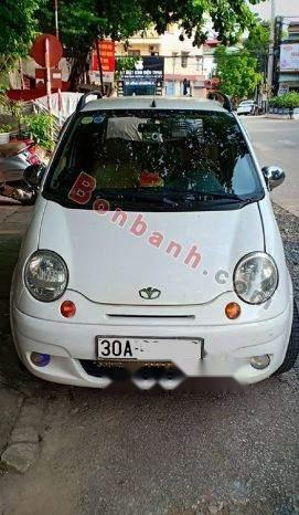 Daewoo Matiz SE 0.8 MT 2007 - Cần bán gấp Daewoo Matiz SE 0.8 MT 2007, màu trắng xe gia đình 