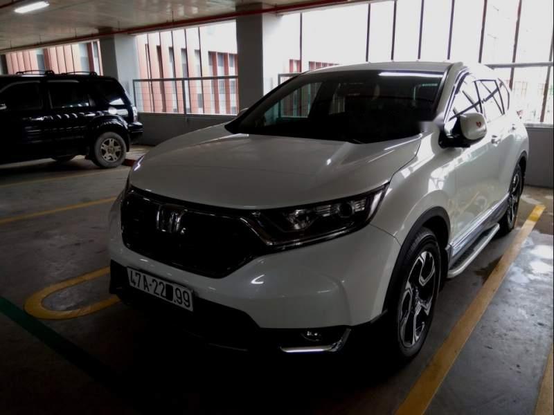 Honda CR V   1.5 E  2018 - Bán xe Honda CR V 1.5 E đời 2018, màu trắng, xe nhập