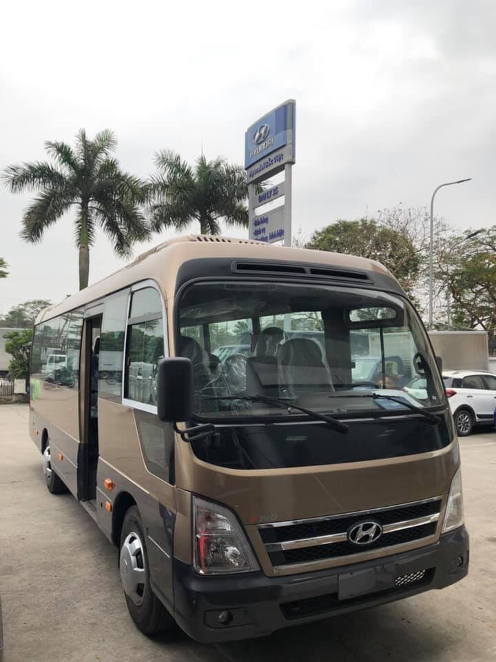 Hyundai County 2019 - Bán xe Hyundai County Limousine thân dài 2019, màu vàng, xe nhập khẩu giá 340tr