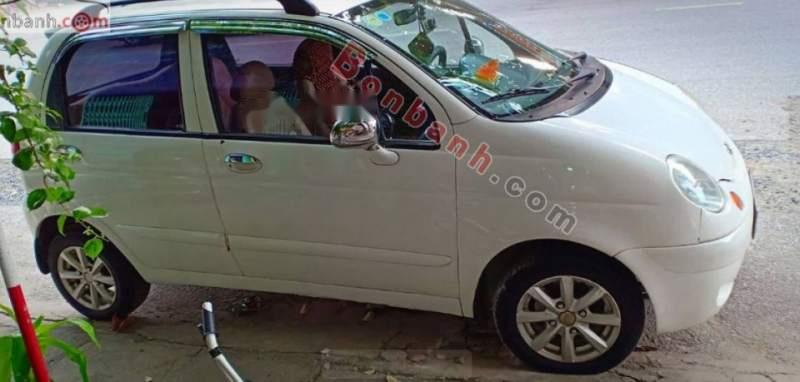 Daewoo Matiz SE 0.8 MT 2007 - Cần bán gấp Daewoo Matiz SE 0.8 MT 2007, màu trắng xe gia đình 