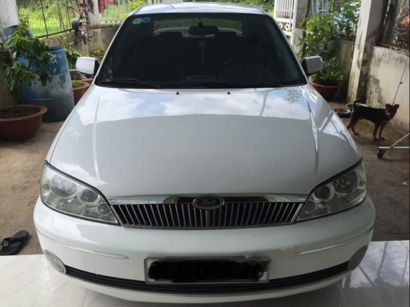 Ford Laser   GHIA  2002 - Bán xe Ford Laser GHIA đời 2002, màu trắng, giá 148tr