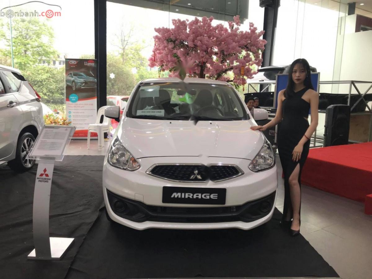 Mitsubishi Mirage 1.2 MT 2019 - Bán ô tô Mitsubishi Mirage 1.2 MT đời 2019, màu trắng, diện mạo mới sành điệu hơn, cá tính hơn