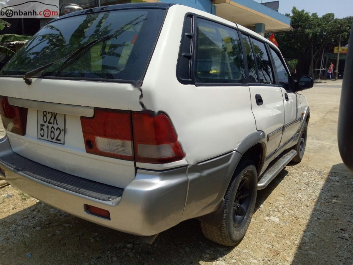 Ssangyong Musso 2000 - Bán Ssangyong Musso sản xuất 2000, màu trắng, xe đẹp