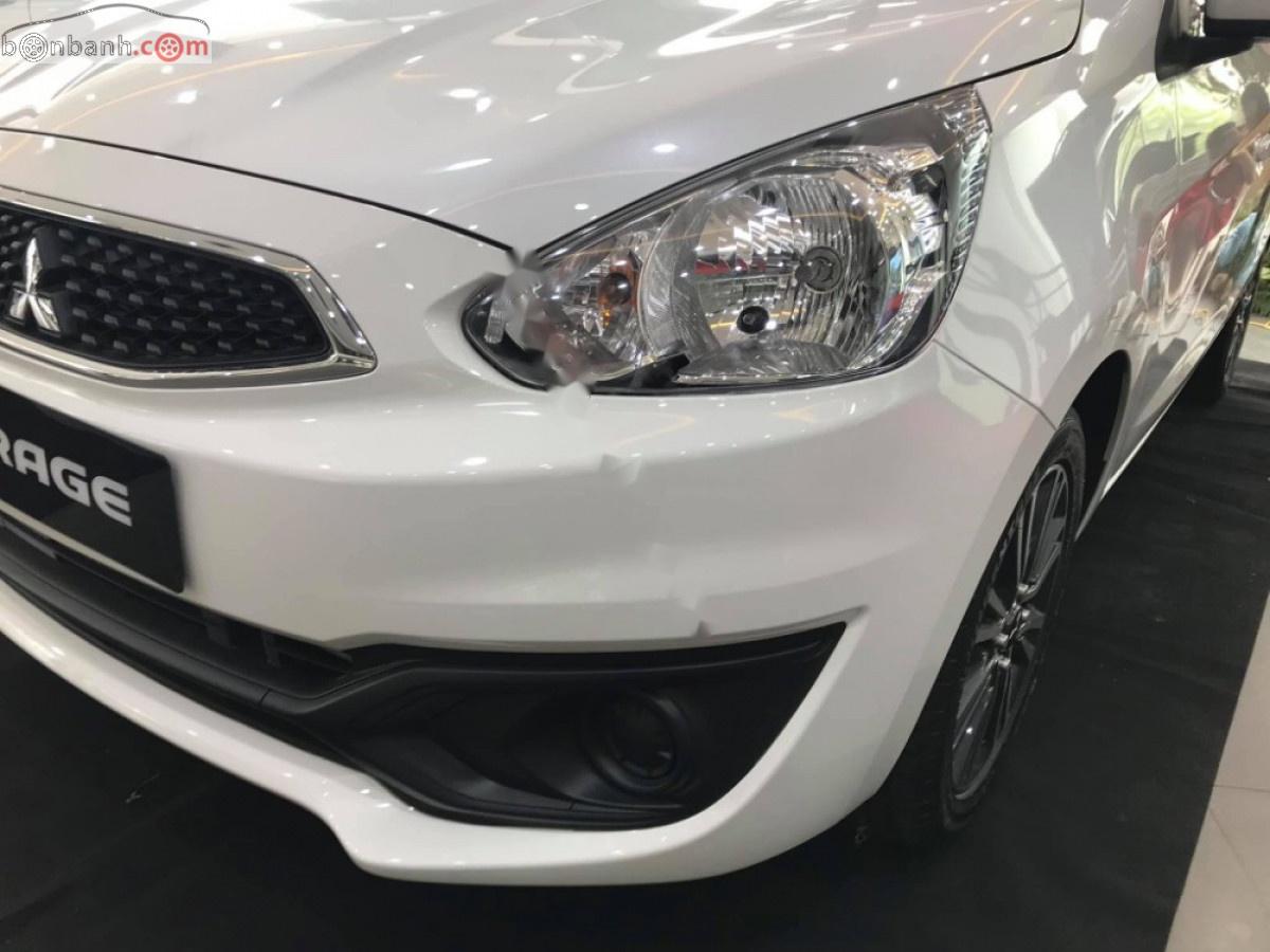 Mitsubishi Mirage 1.2 MT 2019 - Bán ô tô Mitsubishi Mirage 1.2 MT đời 2019, màu trắng, diện mạo mới sành điệu hơn, cá tính hơn