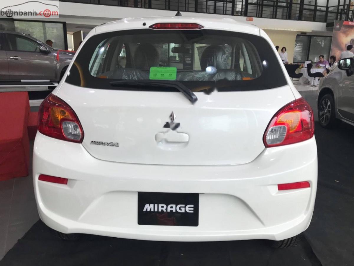 Mitsubishi Mirage 1.2 MT 2019 - Bán ô tô Mitsubishi Mirage 1.2 MT đời 2019, màu trắng, diện mạo mới sành điệu hơn, cá tính hơn