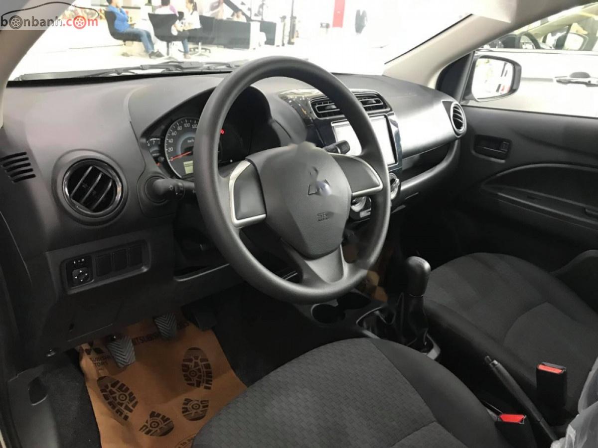 Mitsubishi Mirage 1.2 MT 2019 - Bán ô tô Mitsubishi Mirage 1.2 MT đời 2019, màu trắng, diện mạo mới sành điệu hơn, cá tính hơn