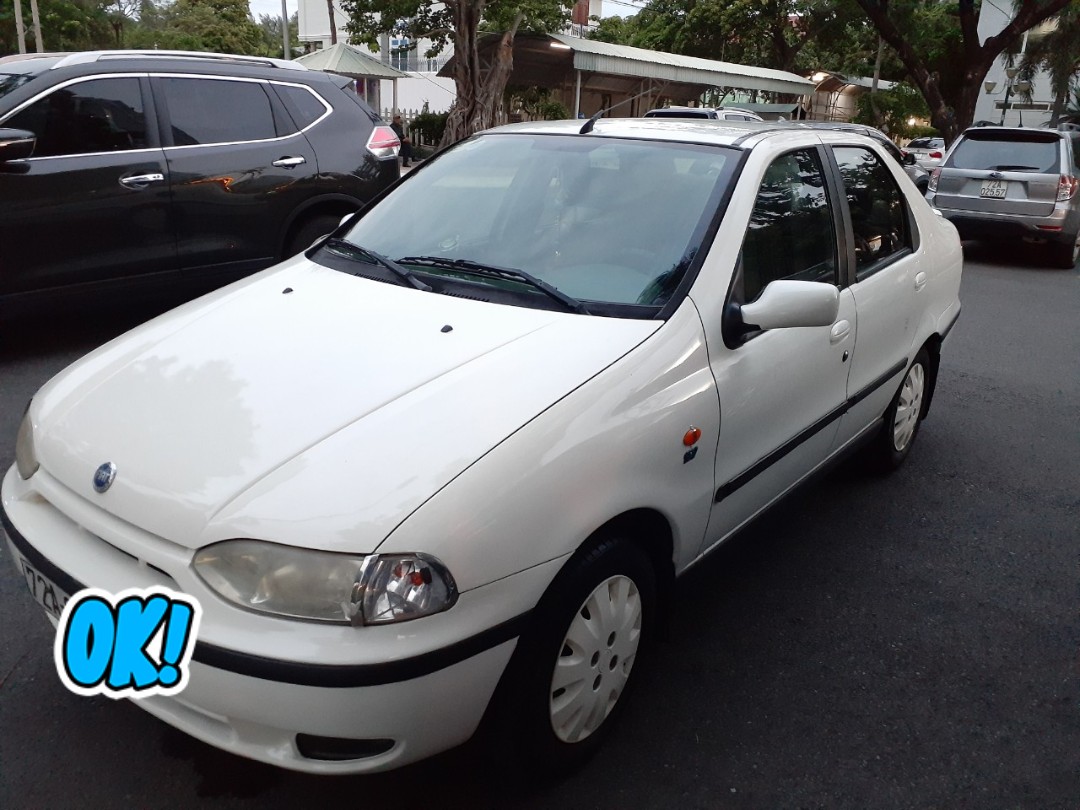 Fiat Siena 1.6 2002 - Bán xe Fiat Sieana 1.6 đời 2002, màu trắng, biển số Vũng Tàu, xe nhập