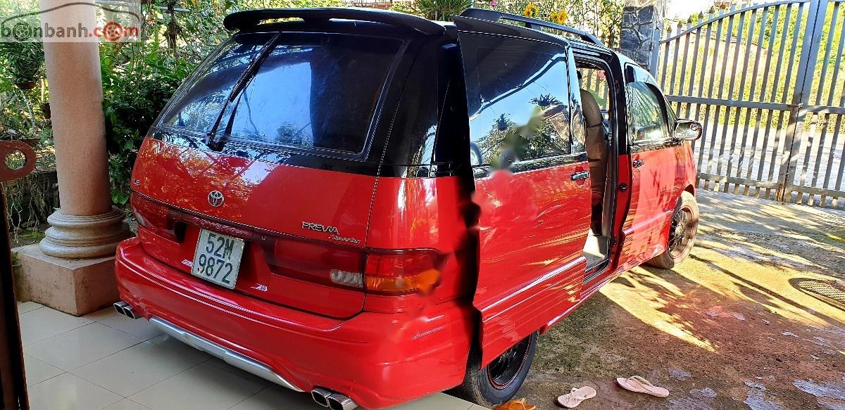 Toyota Previa 2.4 AT 1990 - Bán Toyota Previa 2.4 AT đời 1990, màu đỏ, nhập khẩu nguyên chiếc