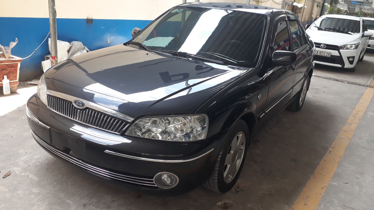 Ford Laser GHIA 1.8 2002 - Bán Ford Laser GHIA 1.8 đời 2004, màu xám (ghi), nhập khẩu nguyên chiếc