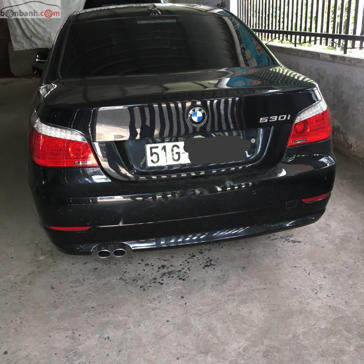 BMW 5 Series 530i 2008 - Bán BMW 530i đời 2008, màu đen, xe nhập 