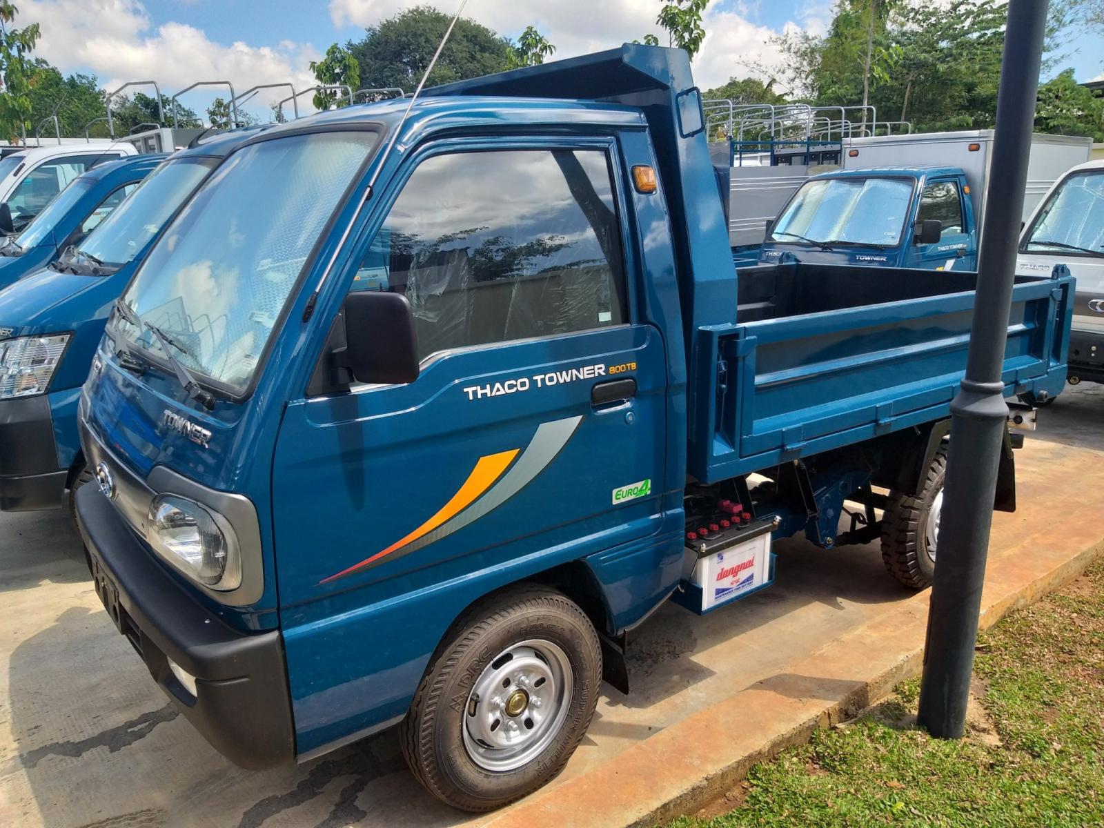 Thaco TOWNER  800 2021 - Bán xe tải ben 750 Towner800, trả góp lãi suất thấp