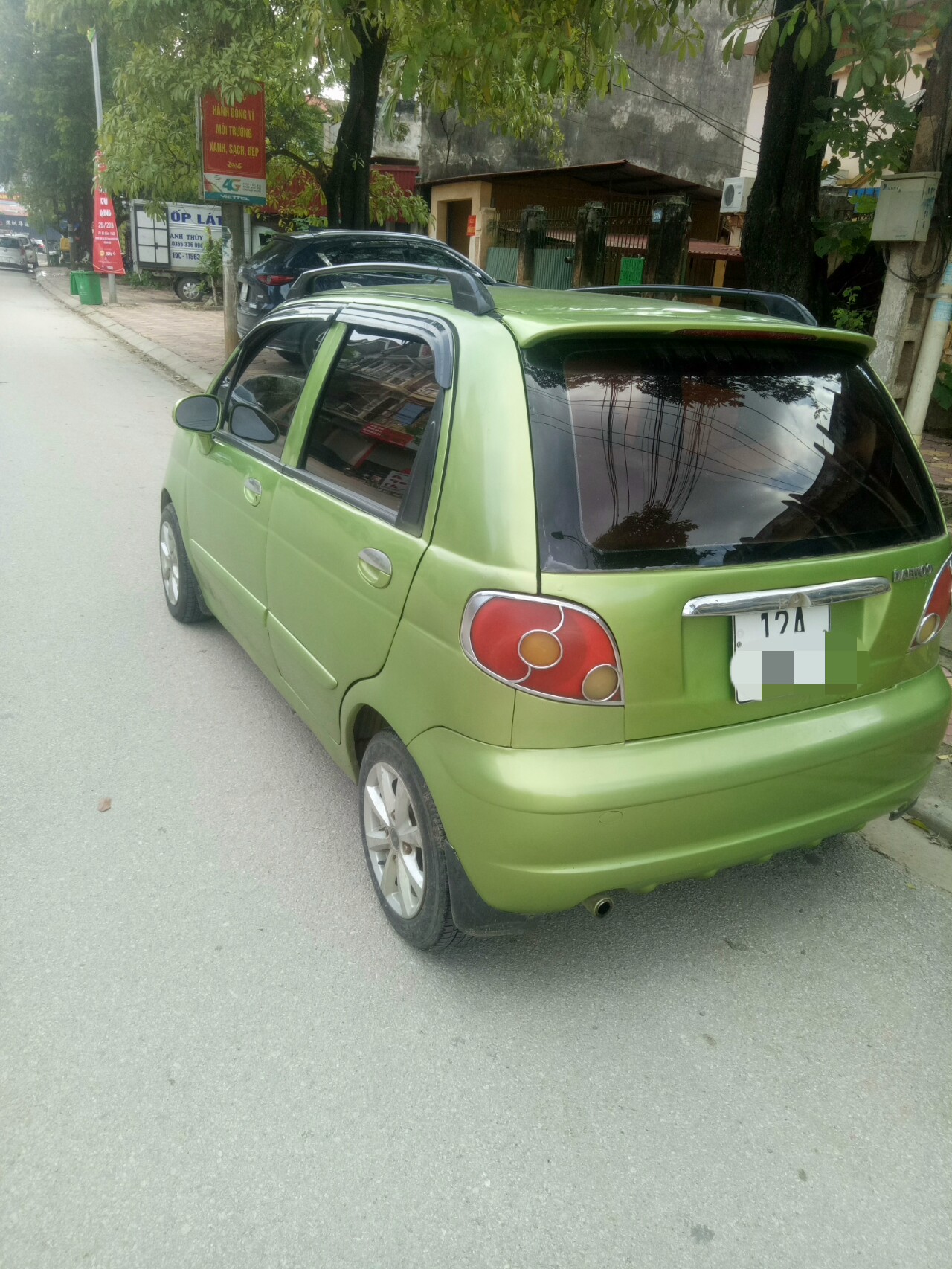 Daewoo Matiz SE 2008 - Bán xe Daewoo Matiz SE đời 2008, màu xanh lục, giá tốt