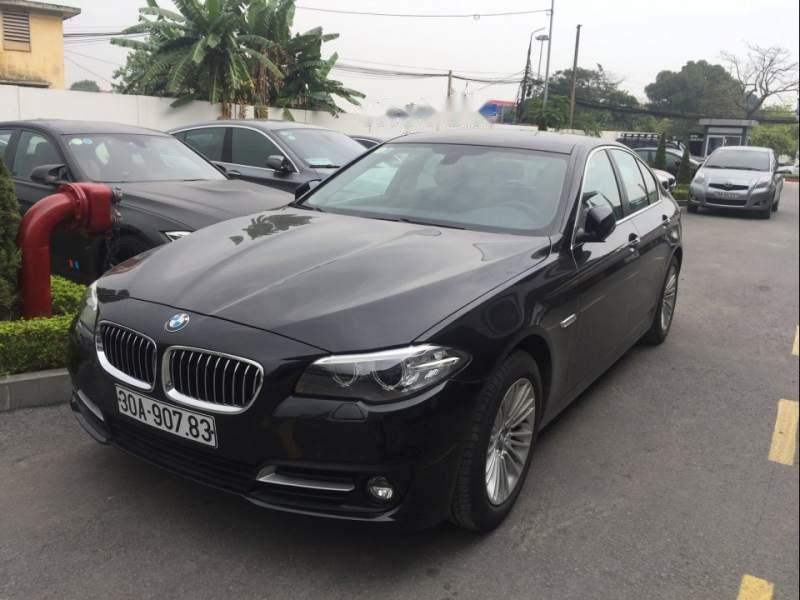 BMW 5 Series    520i   2015 - Bán BMW 520i 2015, màu đen, nhập khẩu 