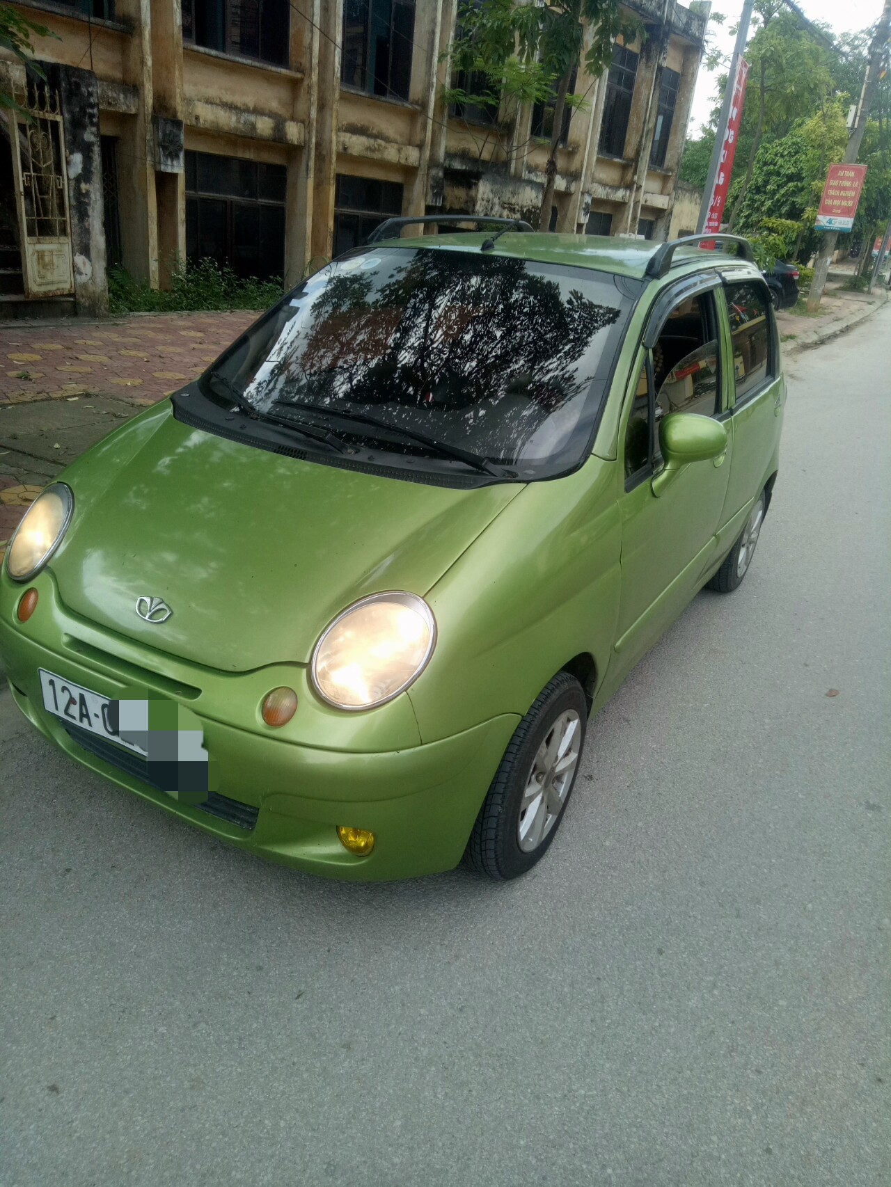 Daewoo Matiz SE 2008 - Bán xe Daewoo Matiz SE đời 2008, màu xanh lục, giá tốt