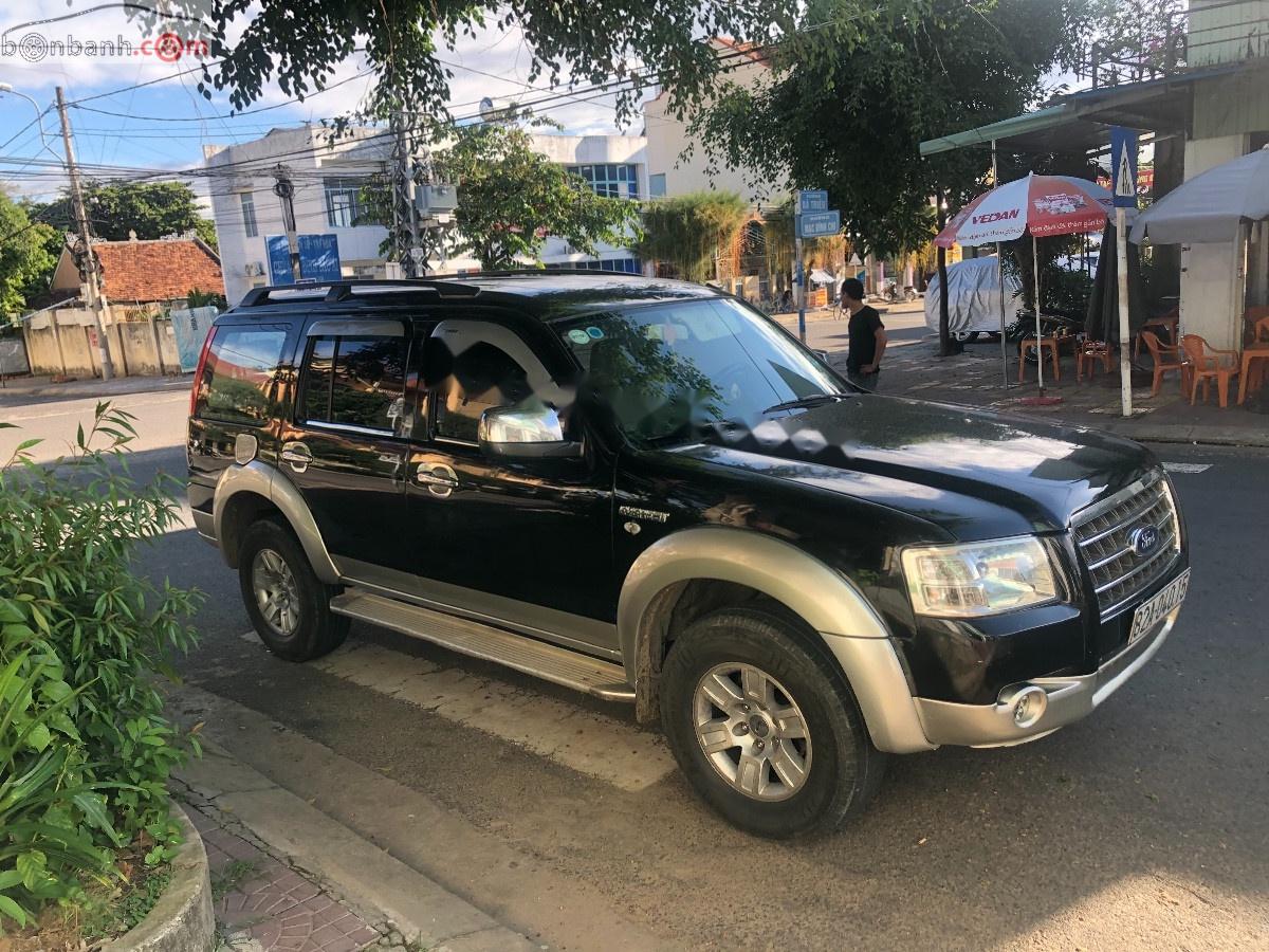 Ford Everest 2.5L 4x2 MT 2007 - Bán Ford Everest 2.5L 4x2 MT đời 2007, màu đen, xe gia đình 