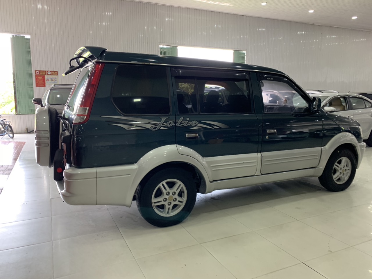 Mitsubishi Jolie 2.0MT 2003 - Bán xe Mitsubishi Jolie 2.0MT 2003, màu xanh lam, giá chỉ 125 triệu