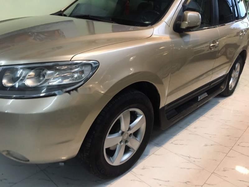 Hyundai Santa Fe 2007 - Bán xe Hyundai Santa Fe 2007, màu vàng số tự động