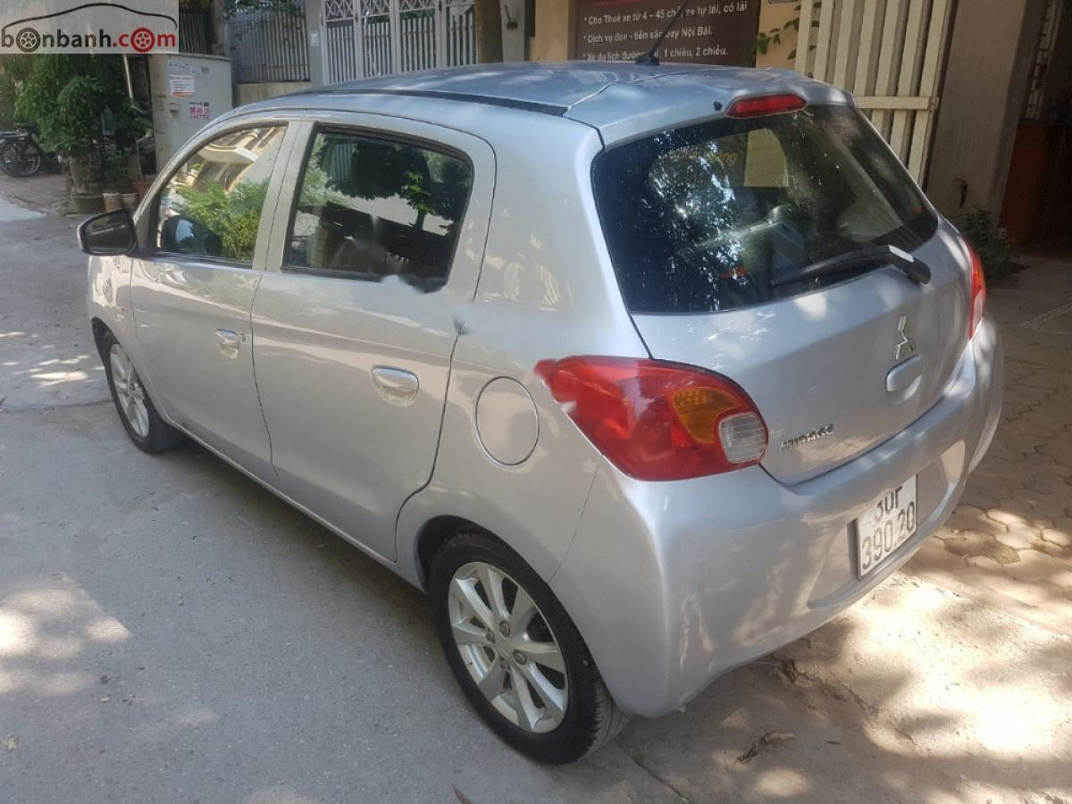 Mitsubishi Mirage 1.2 MT 2015 - Bán Mitsubishi Mirage 1.2 MT 2015, màu bạc, nhập khẩu