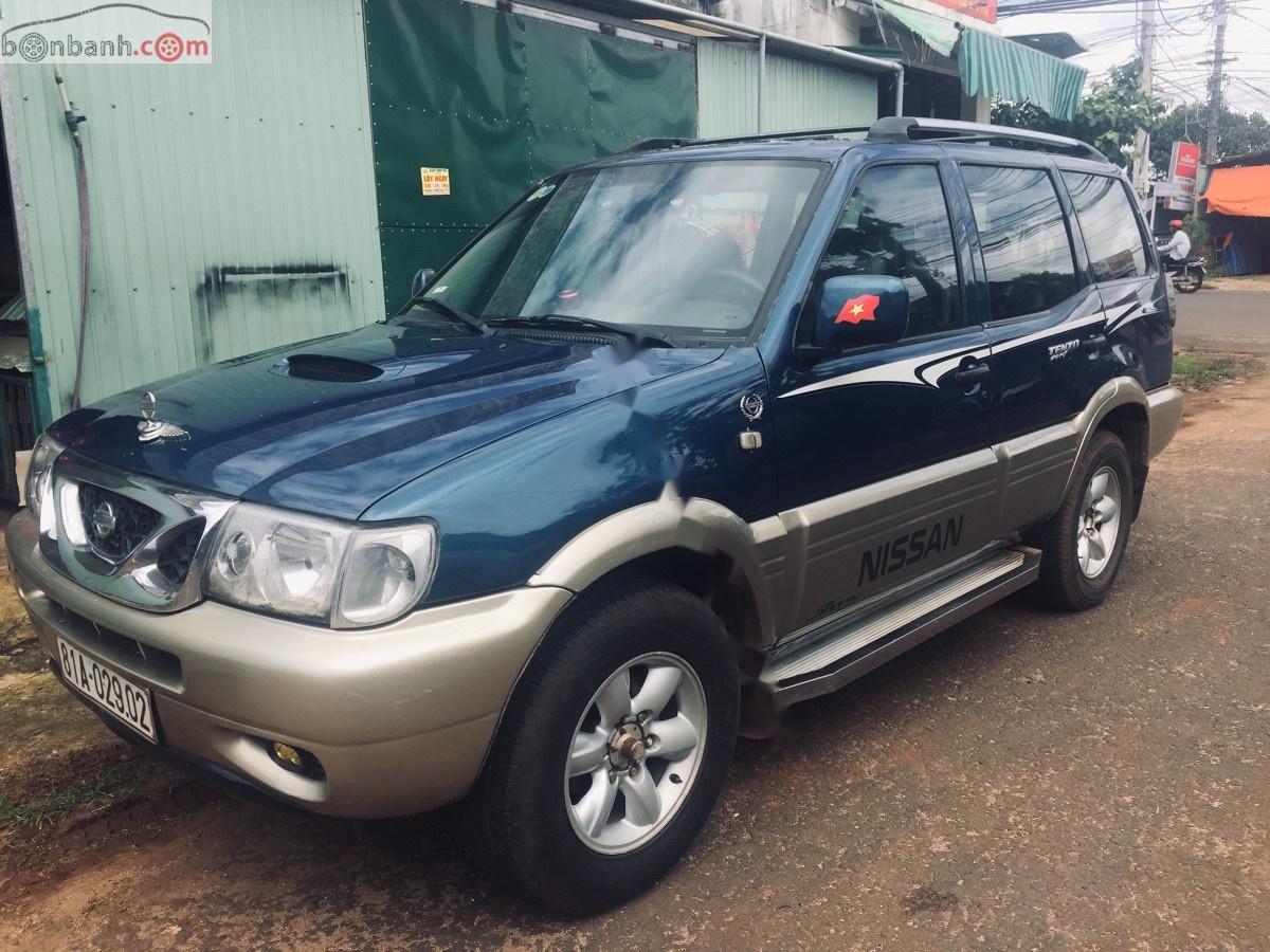 Nissan Terrano 2002 - Bán Nissan Terrano sản xuất năm 2002, màu xanh lam, nhập khẩu nguyên chiếc 