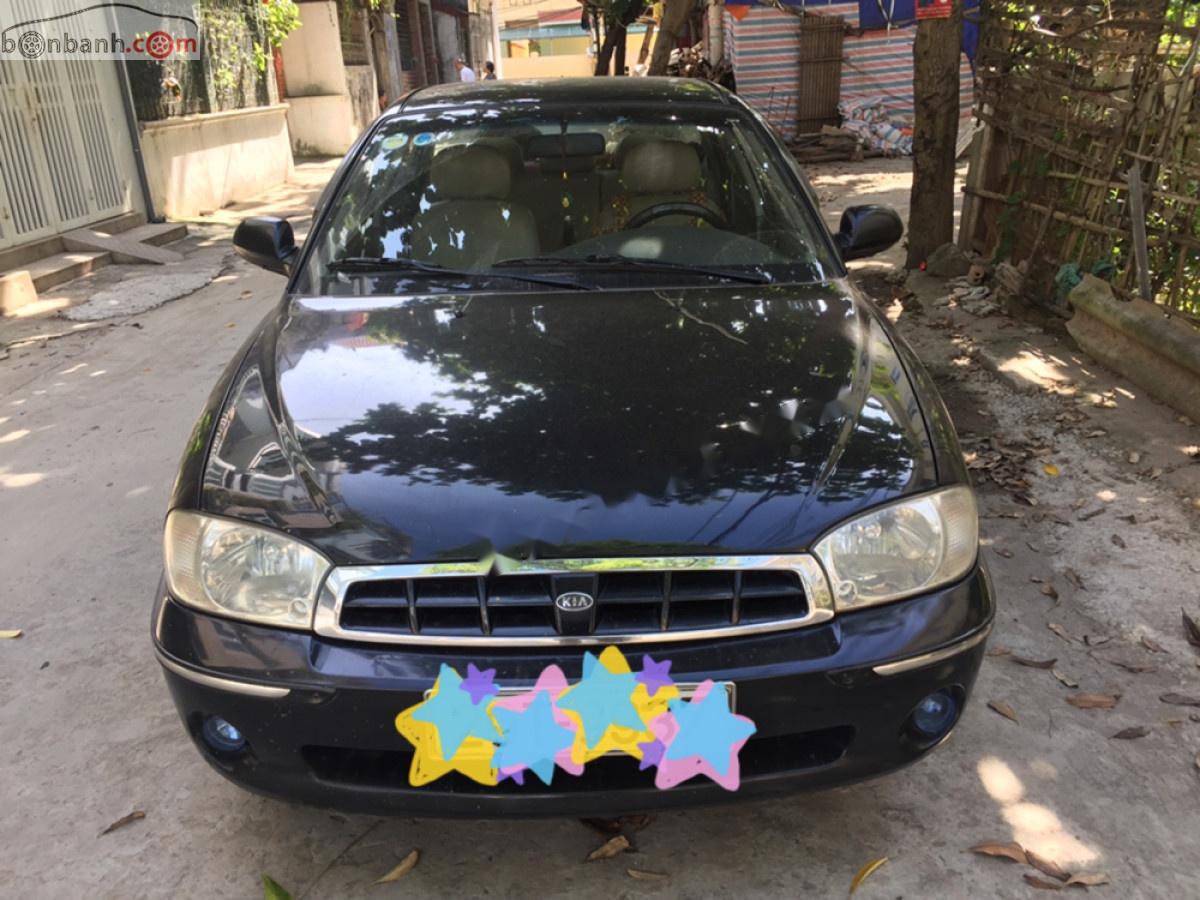 Kia Spectra 2003 - Cần bán Kia Spectra đời 2003, màu đen