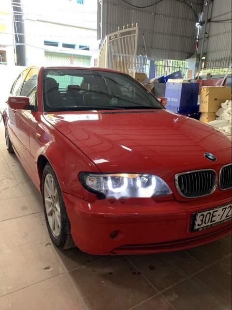 BMW 3 Series  318i   2004 - Bán BMW 318i đời 2004, màu đỏ, nhập khẩu  