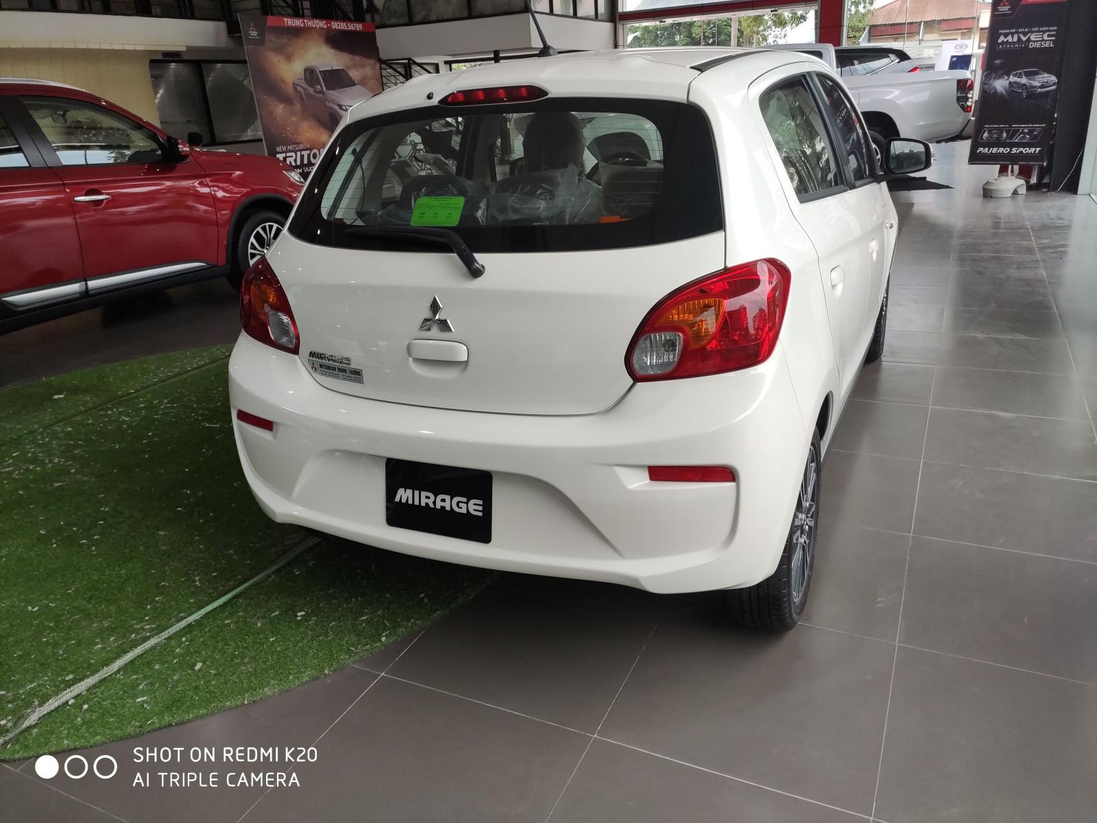 Mitsubishi Mirage 2019 - Xe Mitsubishi Mirage năm 2019, nhập khẩu giá rẻ màu trắng có sẵn